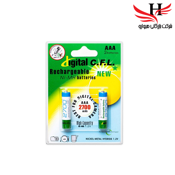 تصویر باتري نيم قلم شارژي CFL 2700